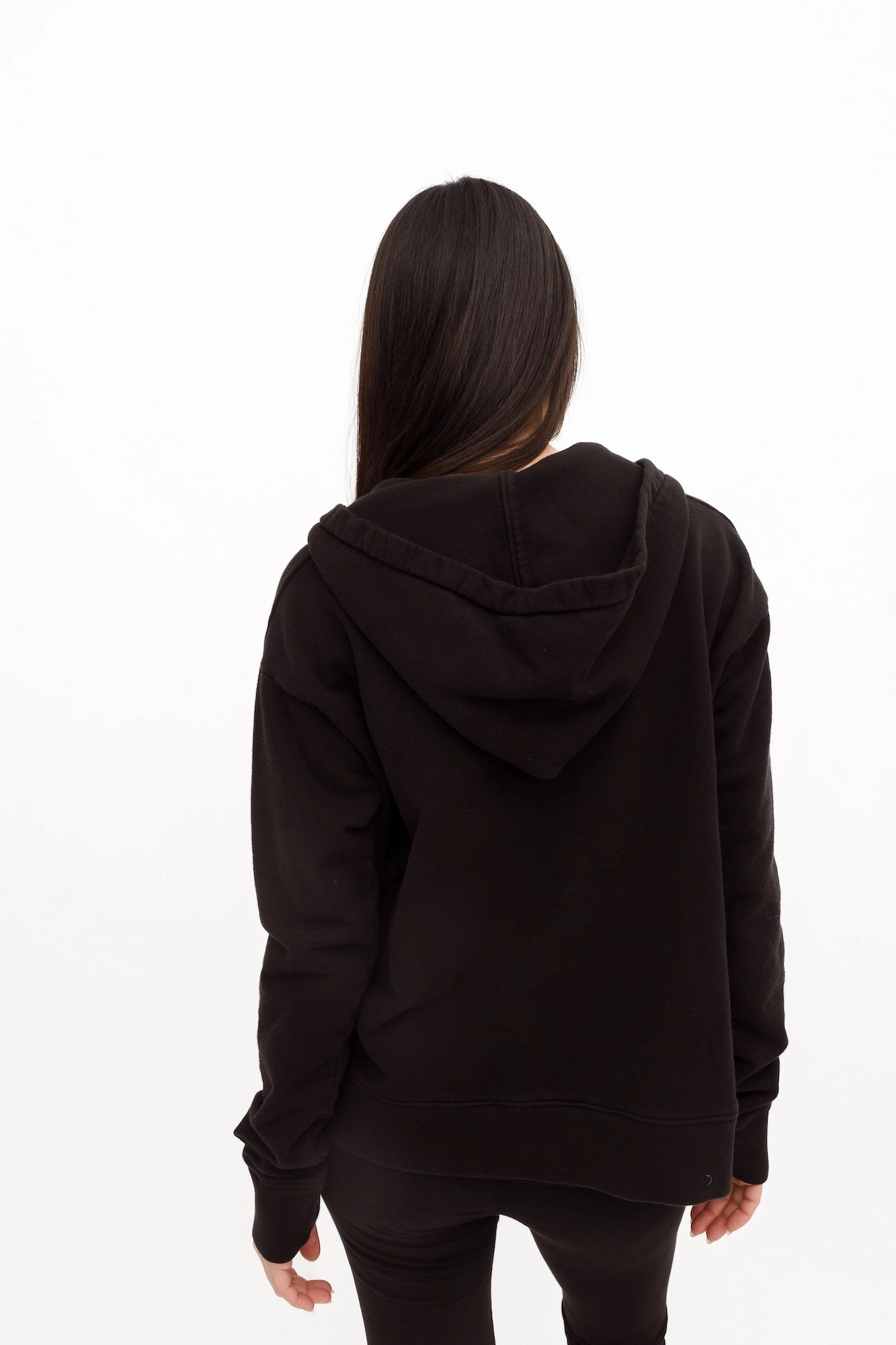 Zipper Hoody, Black